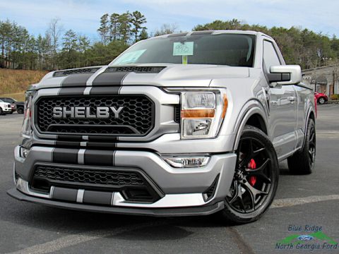 Iconic Silver Ford F150 Shelby Super Snake Sport Regular Cab 4x4.  Click to enlarge.
