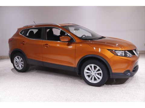 Monarch Orange Nissan Rogue Sport SV AWD.  Click to enlarge.