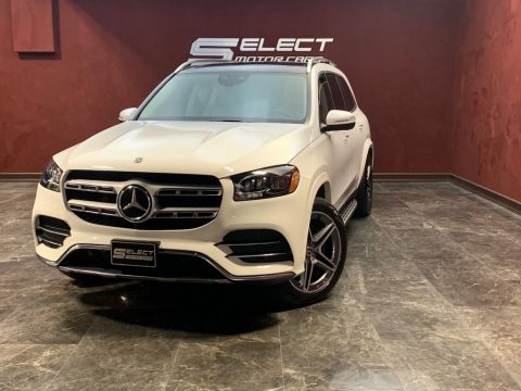 Polar White Mercedes-Benz GLS 580 4Matic.  Click to enlarge.