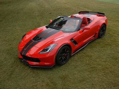Torch Red Chevrolet Corvette Z06 Convertible.  Click to enlarge.