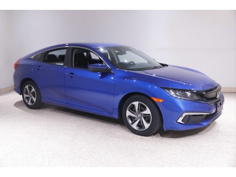 Agean Blue Metallic Honda Civic LX Sedan.  Click to enlarge.