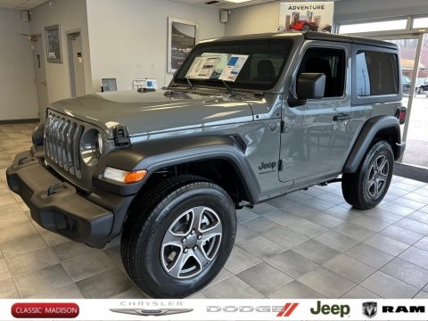 Sting-Gray Jeep Wrangler Sport 4x4.  Click to enlarge.