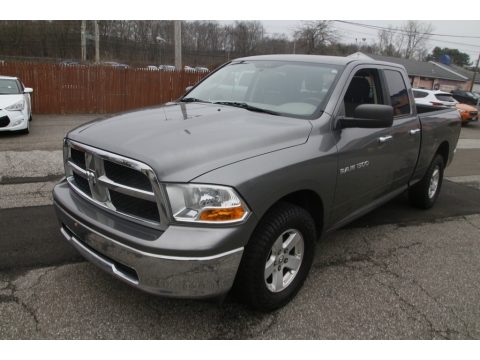 Mineral Gray Metallic Dodge Ram 1500 SLT Quad Cab 4x4.  Click to enlarge.