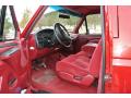 1996 Ford F250 Red Interior #2