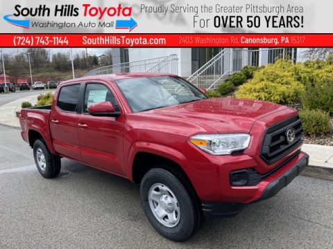 Barcelona Red Metallic Toyota Tacoma SR Double Cab.  Click to enlarge.