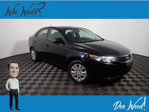 Ebony Black Kia Forte EX.  Click to enlarge.