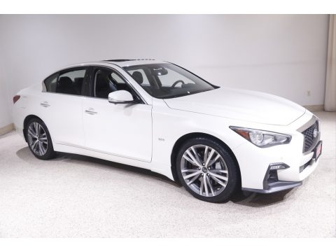 Majestic White Infiniti Q50 3.0t AWD.  Click to enlarge.