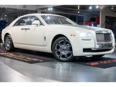 English White Rolls-Royce Ghost .  Click to enlarge.