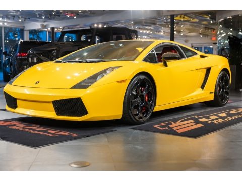 Giallo Halys (Yellow) Lamborghini Gallardo MOMO Edition Coupe.  Click to enlarge.
