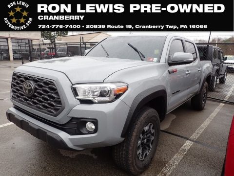 Silver Sky Metallic Toyota Tacoma TRD Off Road Double Cab 4x4.  Click to enlarge.