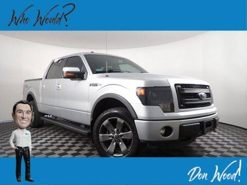 Ingot Silver Metallic Ford F150 FX4 SuperCrew 4x4.  Click to enlarge.