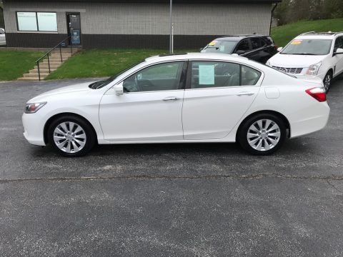 White Orchid Pearl Honda Accord EX-L Sedan.  Click to enlarge.