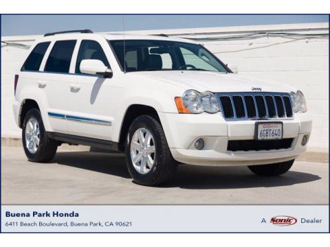Stone White Jeep Grand Cherokee Limited.  Click to enlarge.