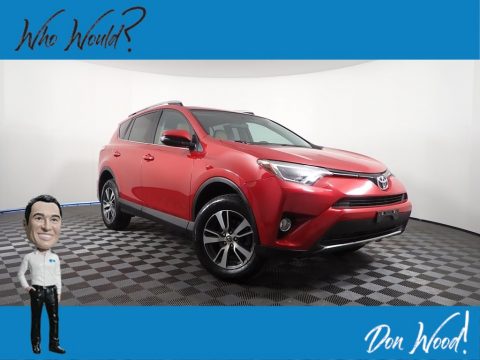 Barcelona Red Metallic Toyota RAV4 XLE AWD.  Click to enlarge.
