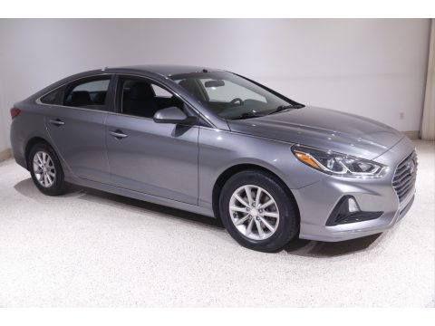 Machine Gray Hyundai Sonata SE.  Click to enlarge.