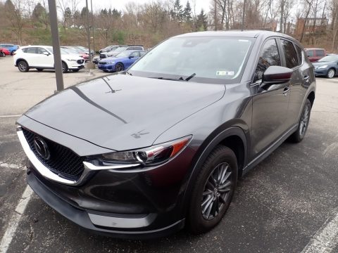 Machine Gray Metallic Mazda CX-5 Touring AWD.  Click to enlarge.
