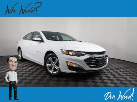 Summit White Chevrolet Malibu LS.  Click to enlarge.