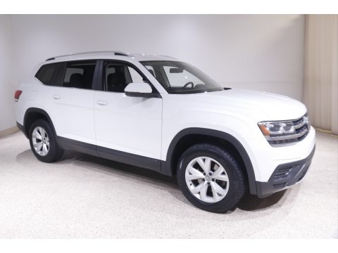 Pure White Volkswagen Atlas S 4Motion.  Click to enlarge.
