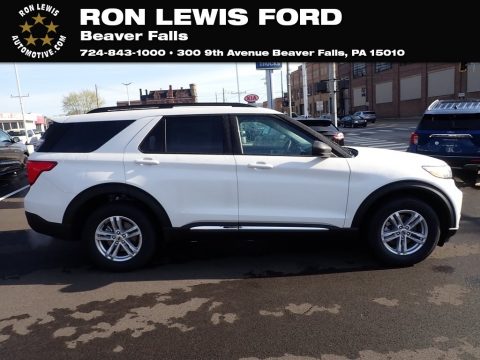 Star White Metallic Ford Explorer XLT 4WD.  Click to enlarge.