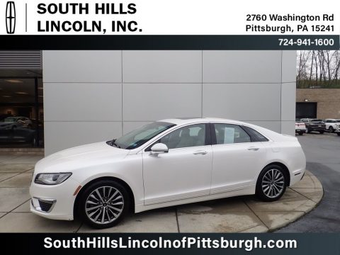White Platinum Lincoln MKZ Select AWD.  Click to enlarge.