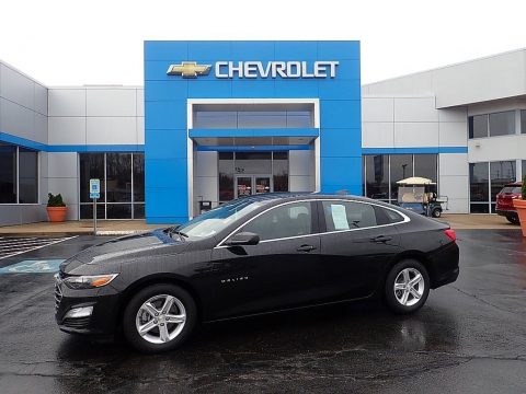 Mosaic Black Metallic Chevrolet Malibu LS.  Click to enlarge.