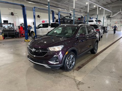 Black Currant Metallic Buick Encore GX Select AWD.  Click to enlarge.