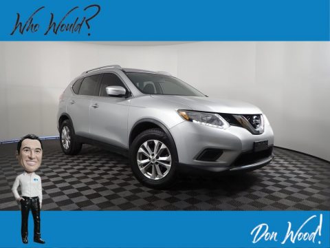 Brilliant Silver Nissan Rogue SV AWD.  Click to enlarge.