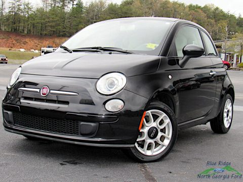 Nero (Black) Fiat 500 Pop.  Click to enlarge.