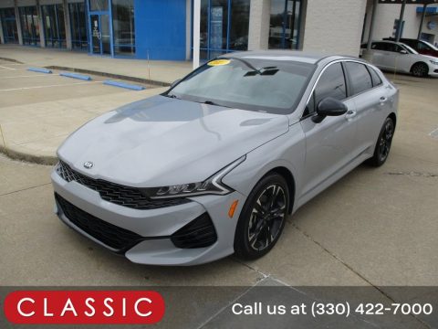 Wolf Gray Kia K5 GT-Line.  Click to enlarge.