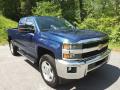 Front 3/4 View of 2015 Chevrolet Silverado 2500HD LT Double Cab 4x4 #4