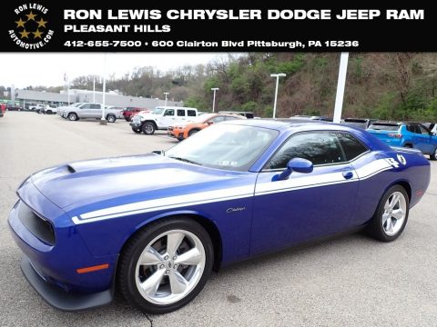 Indigo Blue Dodge Challenger R/T.  Click to enlarge.