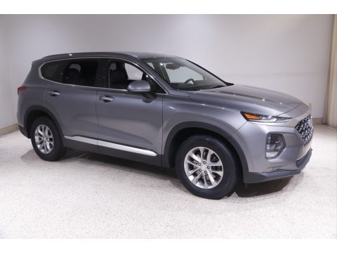 Machine Gray Hyundai Santa Fe SEL AWD.  Click to enlarge.