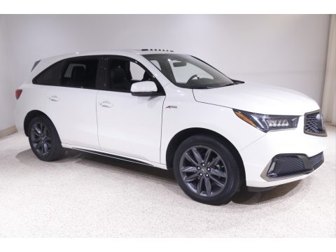 White Diamond Pearl Acura MDX A Spec SH-AWD.  Click to enlarge.