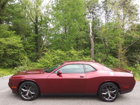 Octane Red Pearl Dodge Challenger SXT Plus.  Click to enlarge.