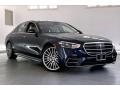 Front 3/4 View of 2022 Mercedes-Benz S 580 4Matic Sedan #12