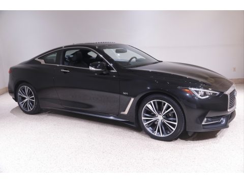 Midnight Black Infiniti Q60 3.0t LUXE AWD.  Click to enlarge.
