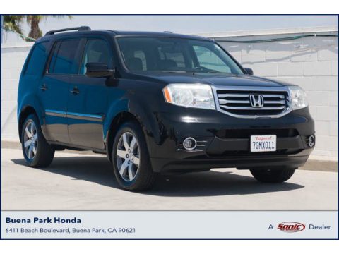 Crystal Black Pearl Honda Pilot Touring.  Click to enlarge.