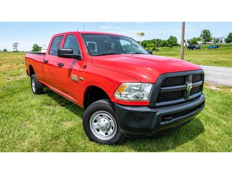 Bright Red Ram 2500 Tradesman Crew Cab 4x4.  Click to enlarge.