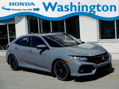 Sonic Gray Pearl Honda Civic EX Hatchback.  Click to enlarge.