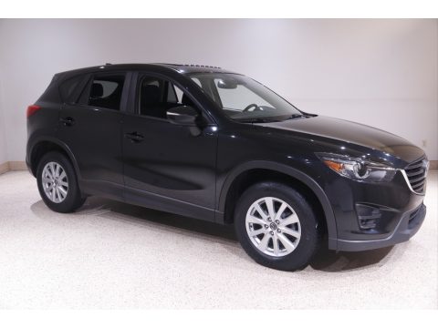 Jet Black Mica Mazda CX-5 Touring AWD.  Click to enlarge.