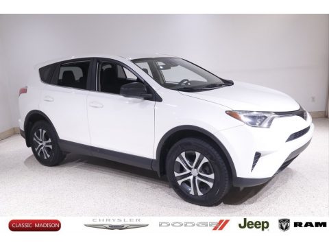 Super White Toyota RAV4 LE. Click to enlarge. Super White Toyota RAV4 LE. Click to enlarge.