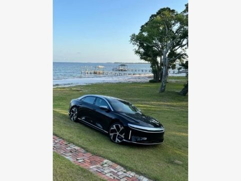 Infinite Black Lucid Air Dream Edition AWD.  Click to enlarge.