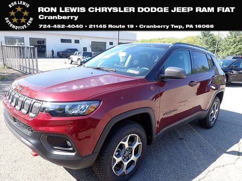Velvet Red Pearl Jeep Compass Trailhawk 4x4.  Click to enlarge.
