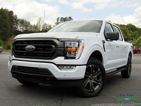Space White Metallic Ford F150 XLT SuperCrew 4x4.  Click to enlarge.