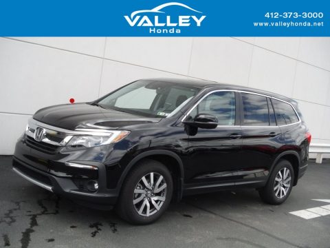 Crystal Black Pearl Honda Pilot EX-L AWD. Click to enlarge. Crystal Black Pearl Honda Pilot EX-L AWD. Click to enlarge.