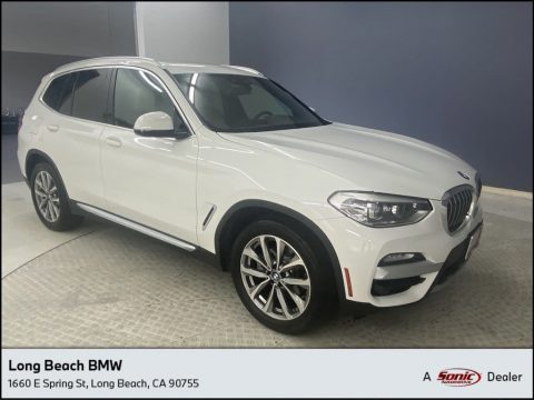 Alpine White BMW X3 sDrive30i.  Click to enlarge.