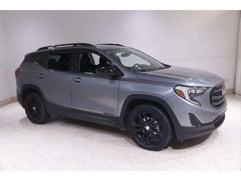 Satin Steel Metallic GMC Terrain SLE AWD.  Click to enlarge.
