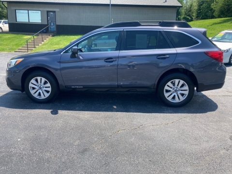 Carbide Gray Metallic Subaru Outback 2.5i Premium.  Click to enlarge.