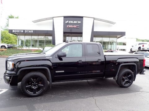 Onyx Black GMC Sierra 1500 Elevation Edition Double Cab 4WD.  Click to enlarge.