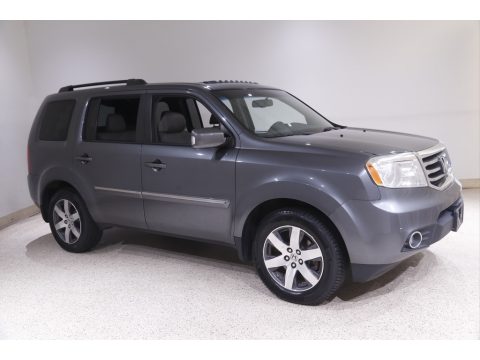 Polished Metal Metallic Honda Pilot Touring 4WD.  Click to enlarge.